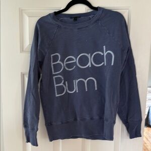 J. Crew Beach Bum Women's Blue Sweatshirt